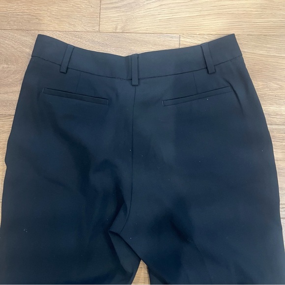 $340 NWT Carolina Herrera Size 4 Black Wool Trouser Dress Pants Straight Leg - Picture 7 of 7